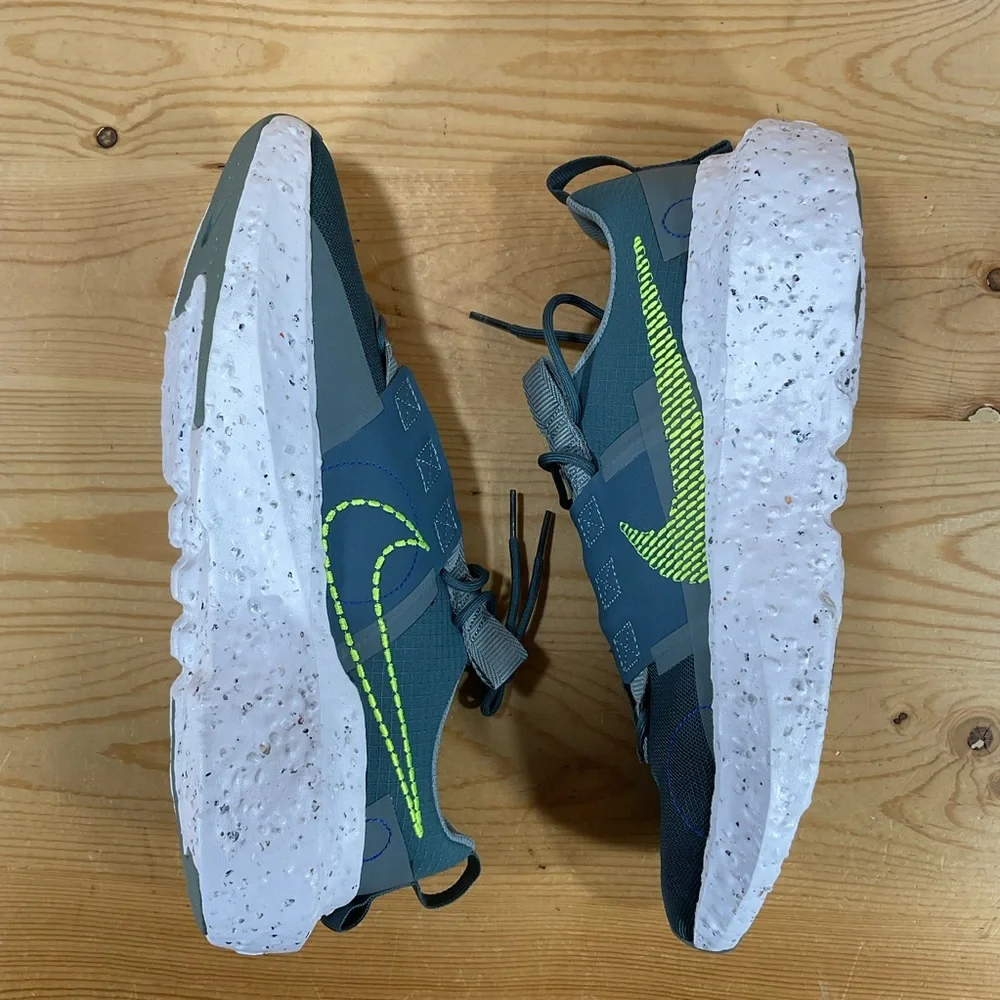 NIB Nike Men's Crater Impact SE Shoes # DJ6308 002 Size Men’s 10 green grey